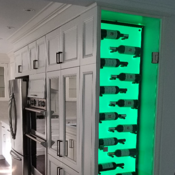 Color Changing LED wine Rack 1