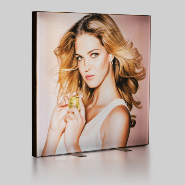 DOUBLE SIDED FREE STANDING LED FABRIC LIGHT BOX