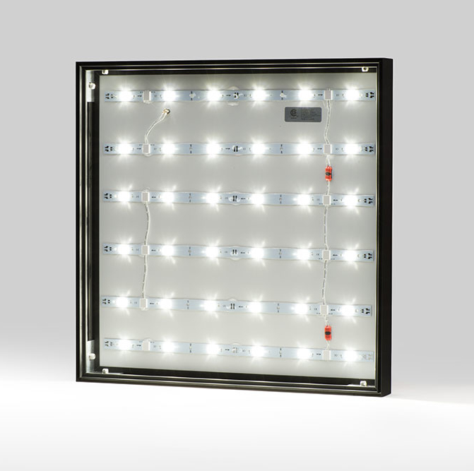 Slim Fabric Light Box, Backlit, 2” Profile - BYIBA Backlight