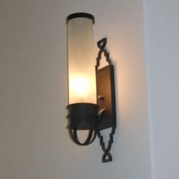 iron forged sconce Menora 1